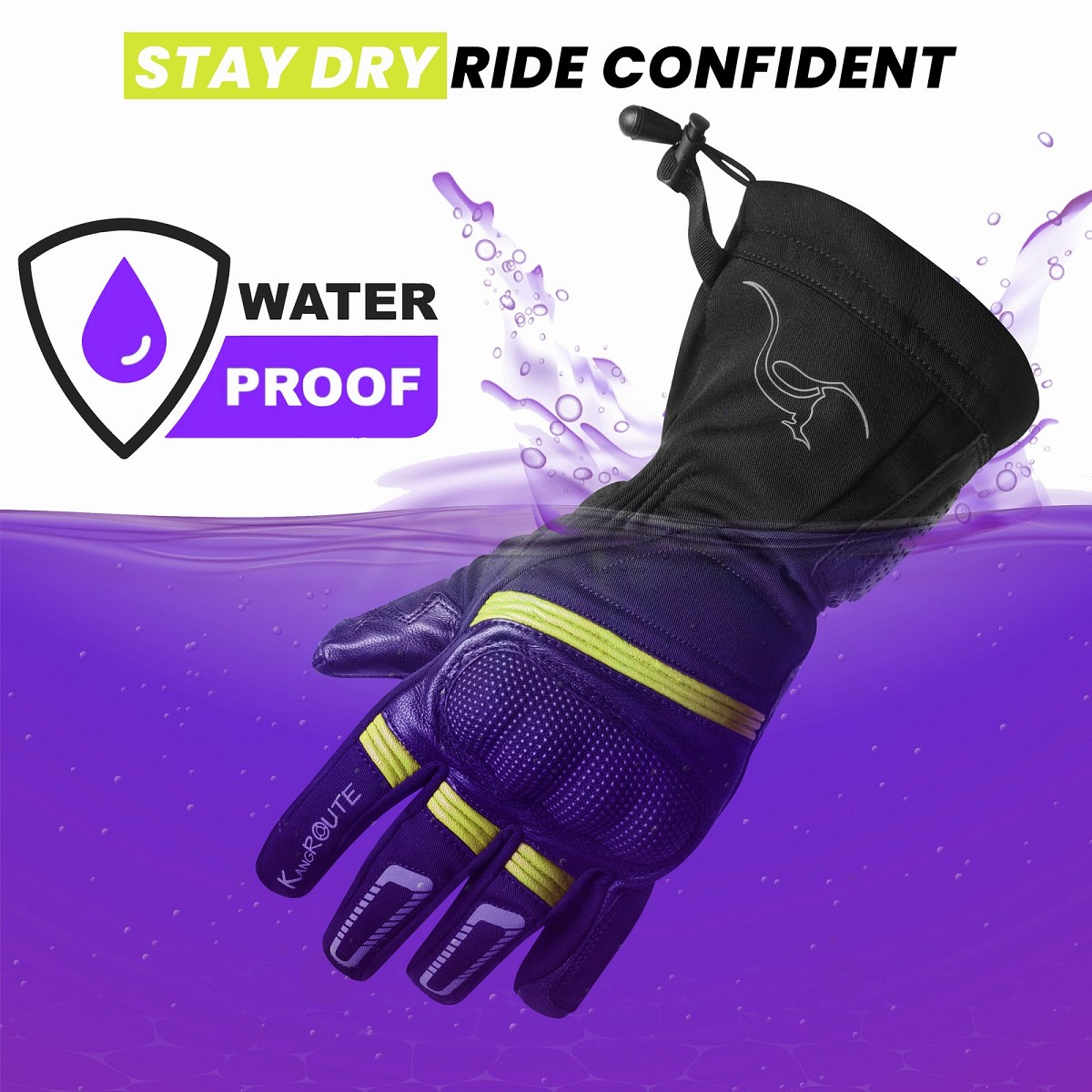 GUANTES DE MOTO INVERNALES DE PUÑO LARGO CON MEMBRANA IMPERMEABLE Y TÉRMICOS. GUANTES DE MOTO INVERNALES DE PUÑO LARGO CON MEMBRANA IMPERMEABLE Y TÉRMICOS.