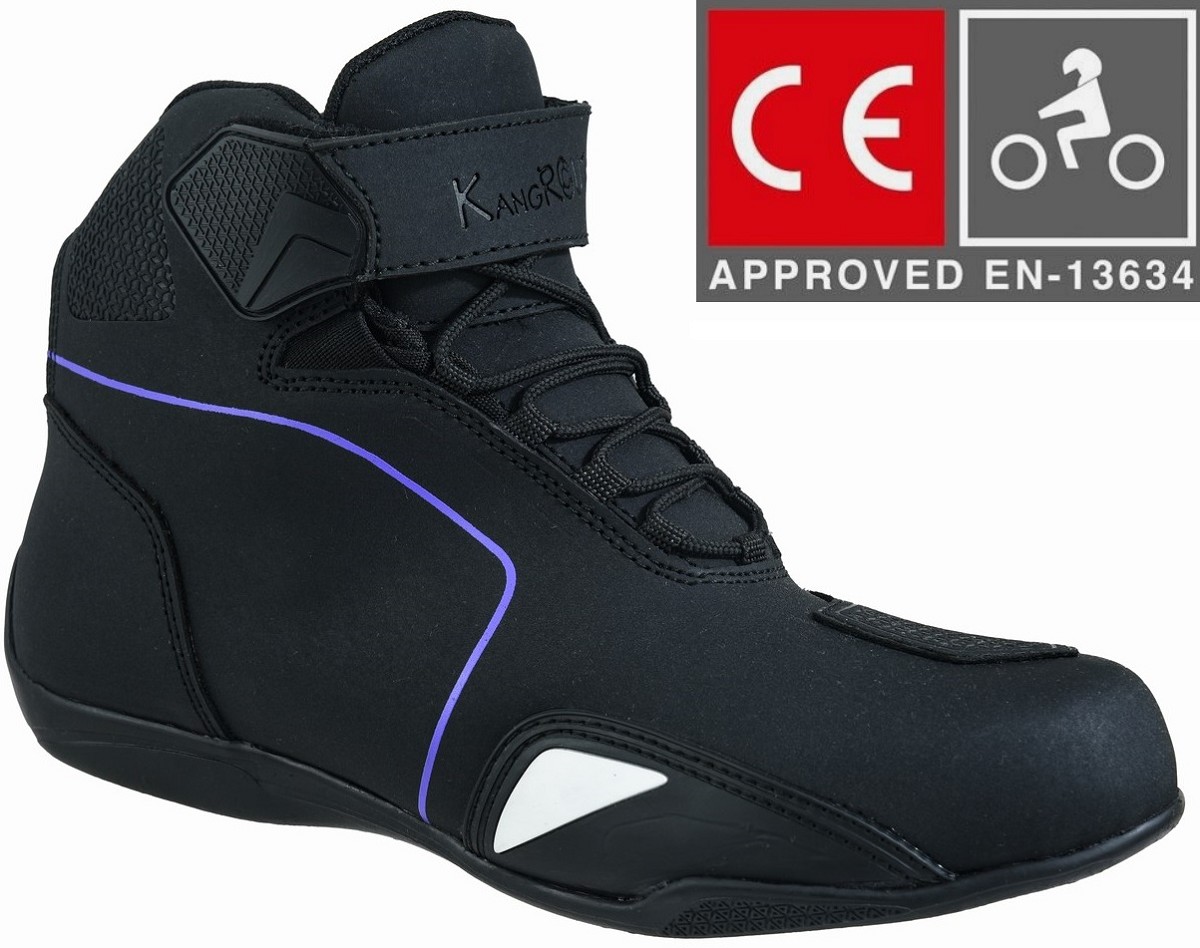 ZAPATILLAS DE MOTO MUJER, IMPERMEABLES Y TRANSPIRABLES CON HOMOLOGACIÓN CE Y EPI