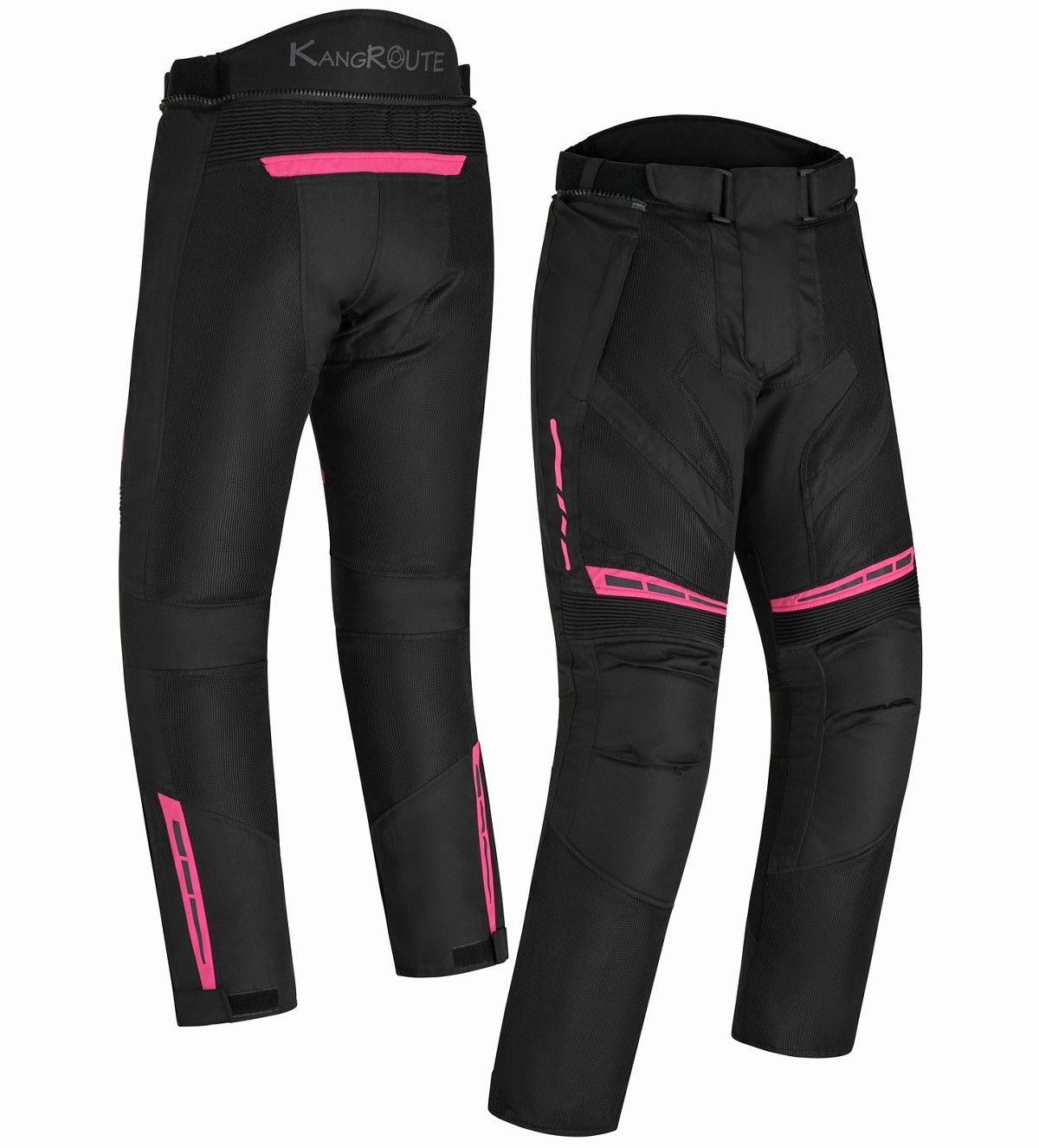 PANTALON DE MOTO PERFORADO DE VERANO PARA MUJER, CON FORRO IMPERMEABLE EXTRAIBLE Y PROTECCIONES CE PANTALON DE MOTO PERFORADO DE VERANO PARA MUJER, CON FORRO IMPERMEABLE EXTRAIBLE Y PROTECCIONES CE
