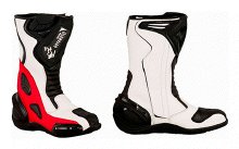 BOTAS DE MOTO EN CUERO CON PROTECCIONES Y IMPERMEABLES