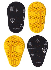 Pack de Protectores de Gel Bio Lite, Rodillas y Caderas, Flexibles y Perforados, Homologación CE Nivel 2 (EN1621-2)