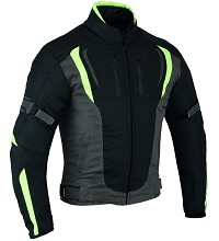 CHAQUETA DE MOTO UNISEX EN TEXTIL IMPERMEABLE, TÉRMICO CON PROTECCIONES C.E.