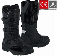 BOTAS DE MOTO ADVENTURE / TOURING DE CAÑA ALTA EN PIEL BOVINA CON PROTECTORES PU Y HOMOLOGACIÓN C.E. EPI