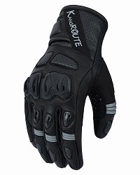 GUANTES DE MOTO EN PIEL ANILINA CON PROTECCIONES DE TPU, CON HOMOLOGACIÓN CE, IDEALES PARA ENTRETIEMPO Y VERANO