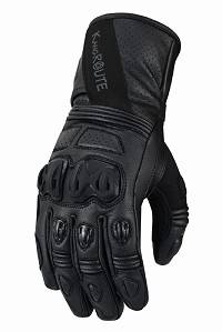 GUANTES DE PIEL PARA MOTORISTAS, INVERNALES, CON PROTECCIONES DE TPU, MEMBRANA IMPERMEABLE Y DISEÑO DEPORTIVO